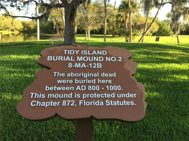 burial mound marker